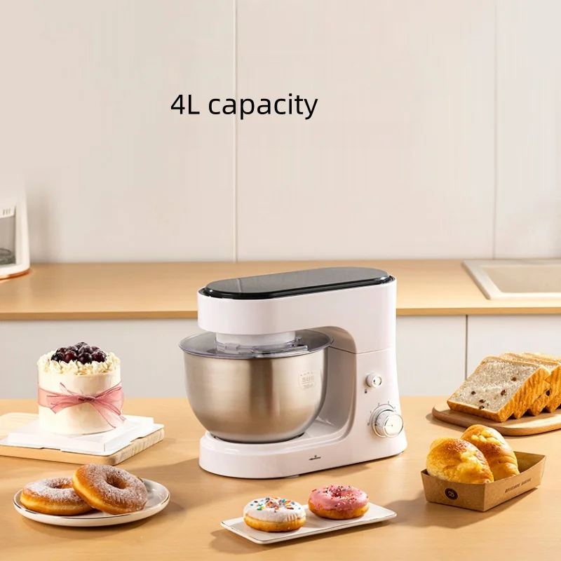 4L chef's machine, egg beater, household dough mixer, commercial multi-functional egg beater, cream dough kneading mixer