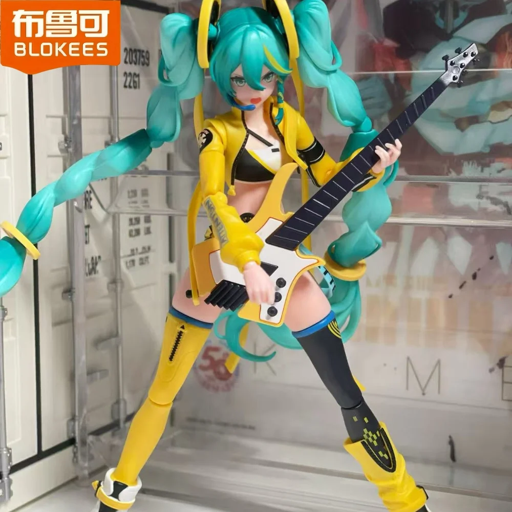 Blokees Hatsune Miku Cartoon Anime Assemblage Beeldje Speelgoed Anime Action Figure PVC Kinderen Speelgoed Pop Collectie Figuren Gift