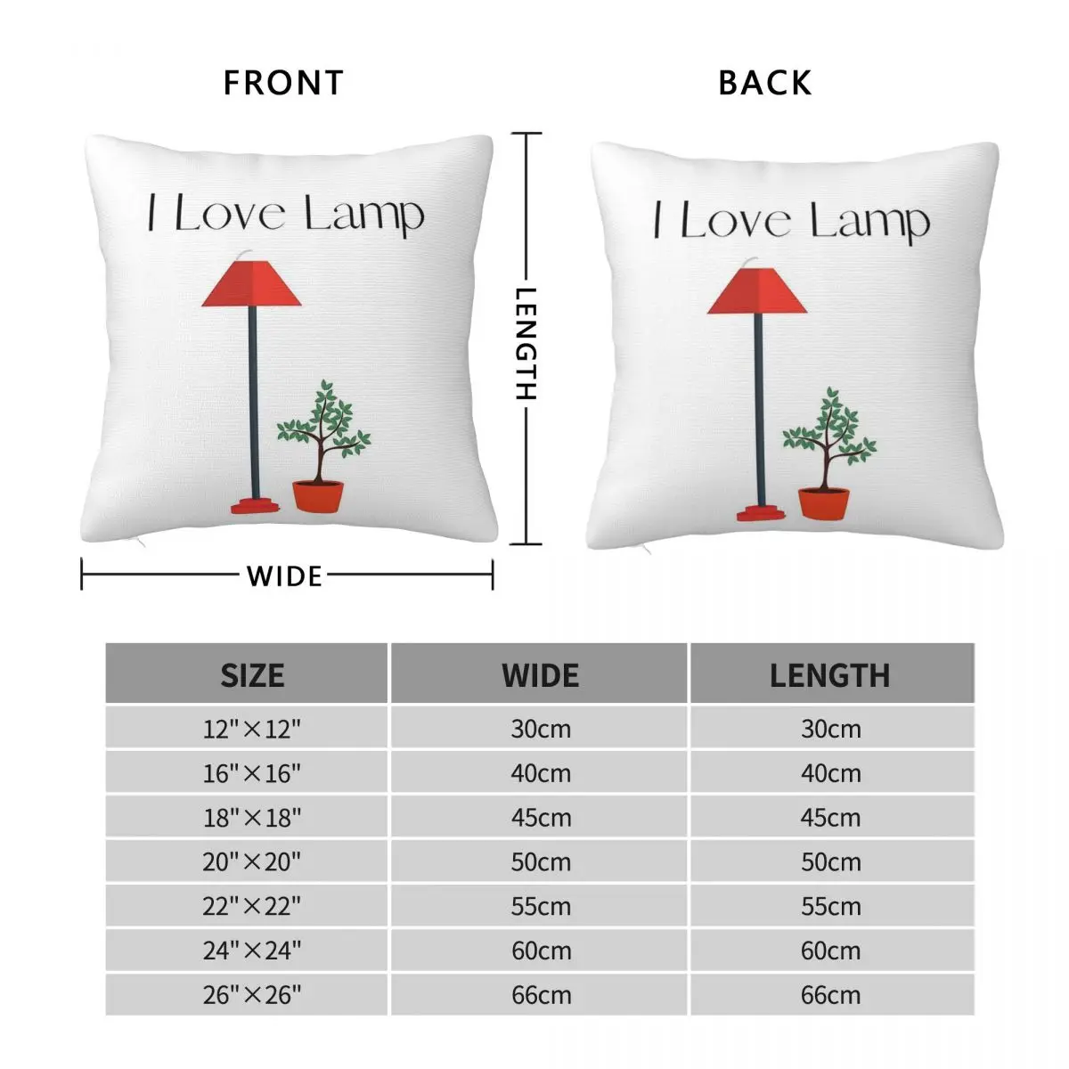 Anchorman I Love Lamp Square Pillowcase Polyester Linen Velvet Printed Decorative Throw Pillow Sofa Seater Cushion Cover 45x45