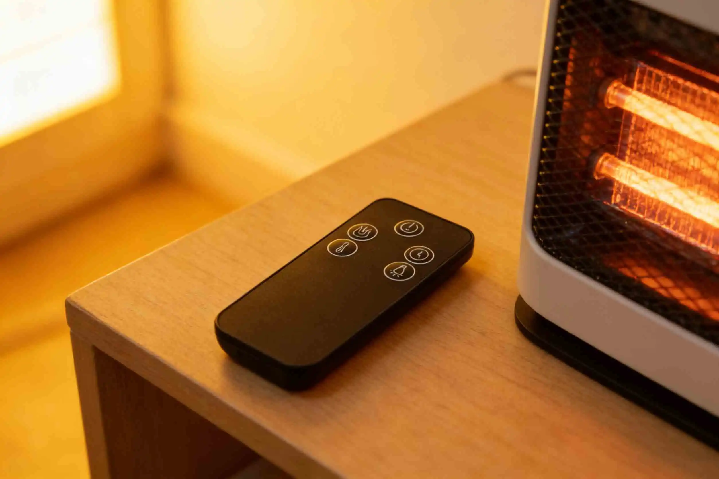 Remote Control Compatible For Style selections 1009FM-78-211 0667536 LED 3D Electric Infrared Fireplace Space Heater