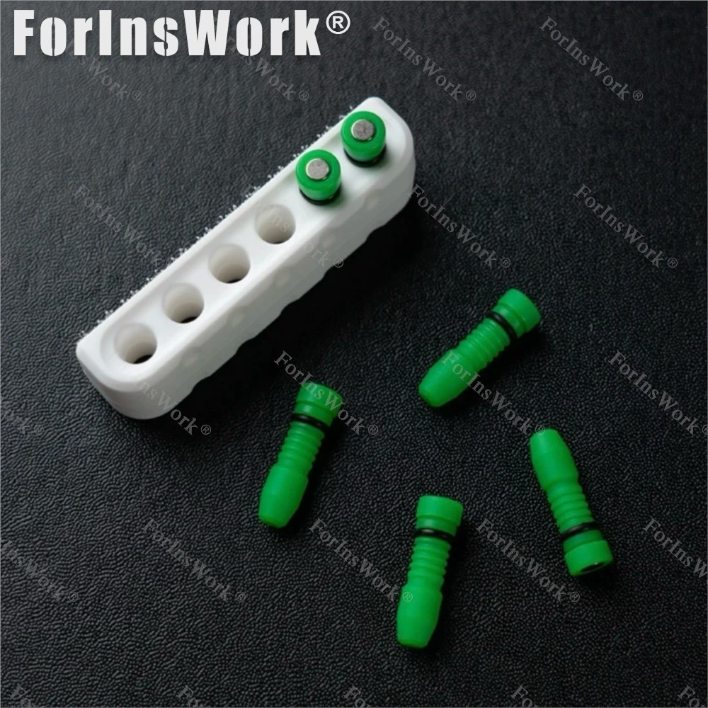 WANWUEDC Breaker Howitzer Accessories Titanium Handle Green Luminous Part Decompression Toy Pusher Fingertip Gyro