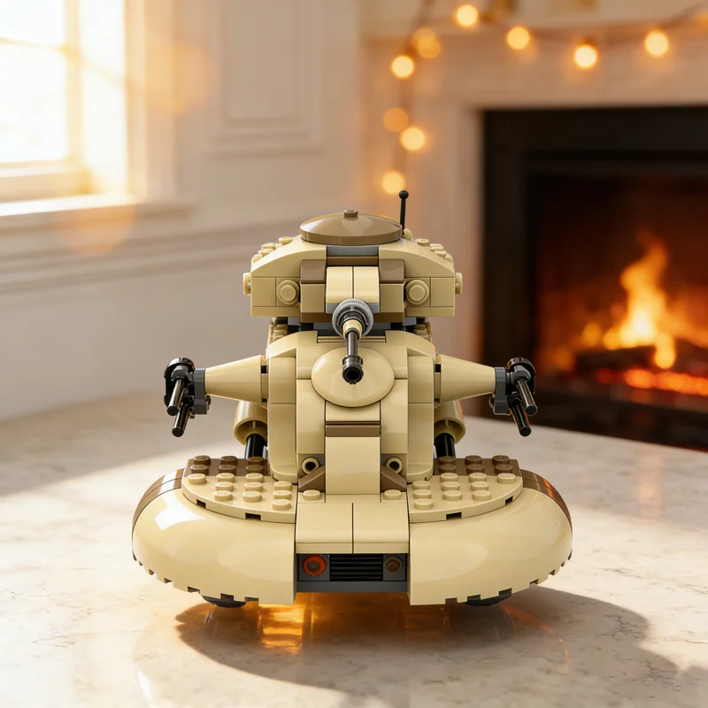 

216 шт. MOC AAT Star Battle Model, строительные блоки, архитектура, сборка игрушек, креативный рождественский подарок, образовательный кирпич, идея «сделай сам»