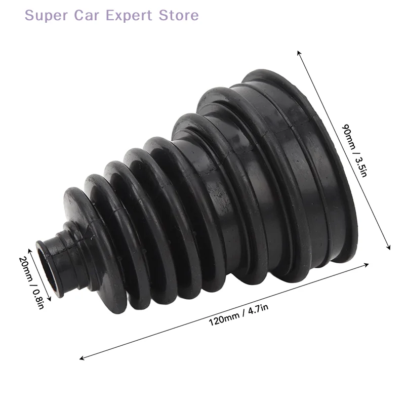 1 SET Universal Car CV Boot Kit with Constant-Velocity Dust Cover Joint Elastic Drive Shaft Anti-Aging Wear Resistant