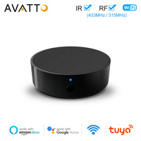 AVATTO Tuya Smart RF IR Remote Control WiFi RF 433/315 Remote Controller for Air Conditioner TV Support Alexa,Google Home