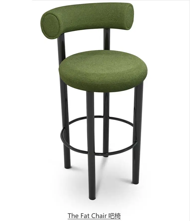 Silla de comedor moderna Taburete de bar Pata de acero inoxidable