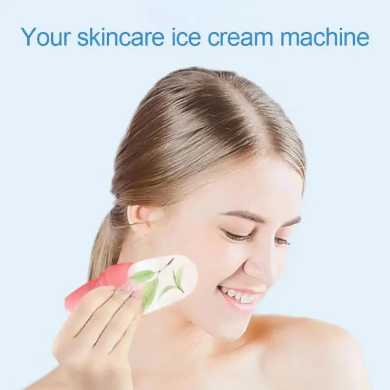 Skin Care Beauty Lifting Contouring เครื่องมือซิลิโคนถาดน้ําแข็ง ICE Globe ICE Balls เครื่องนวดหน้า Facial Roller ลดสิว