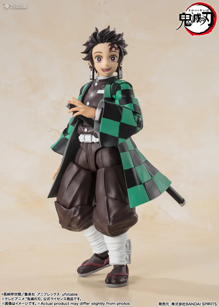 In Stock Genuine Bandai Original SHF DEMON SLAYER SERIES TANJIRO KAMADO TOMIOKA YOSHITOSH  Anime action figure assembly toy gift