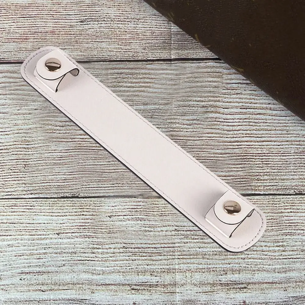 PU Leather Bag Strap Decompression Pads Portable Pressure Relief Wide Bag Handle Fixing Clip Snap Anti-slip Shopping
