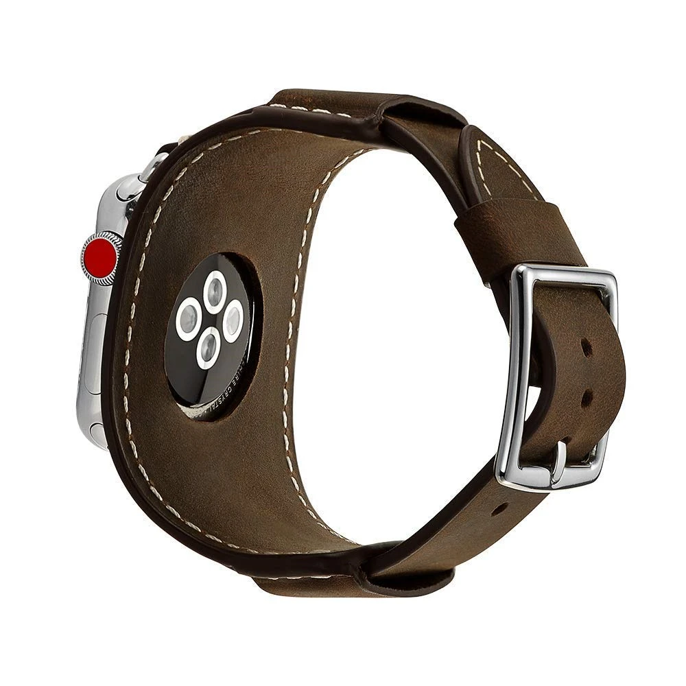 Leather Strap for Apple watch Ultra 49mm 44mm 40mm 45mm 41mm 42mm 38mm bracelet Smartwatch Band iWatch SE 6 5 4 3 Wristband