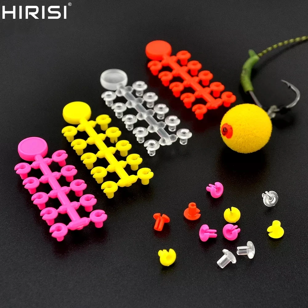 10 carte Bait Floss Cap Bait Stop Beads per la pesca alla carpa Boilie Baits Fishing Terminal Tackle AH170