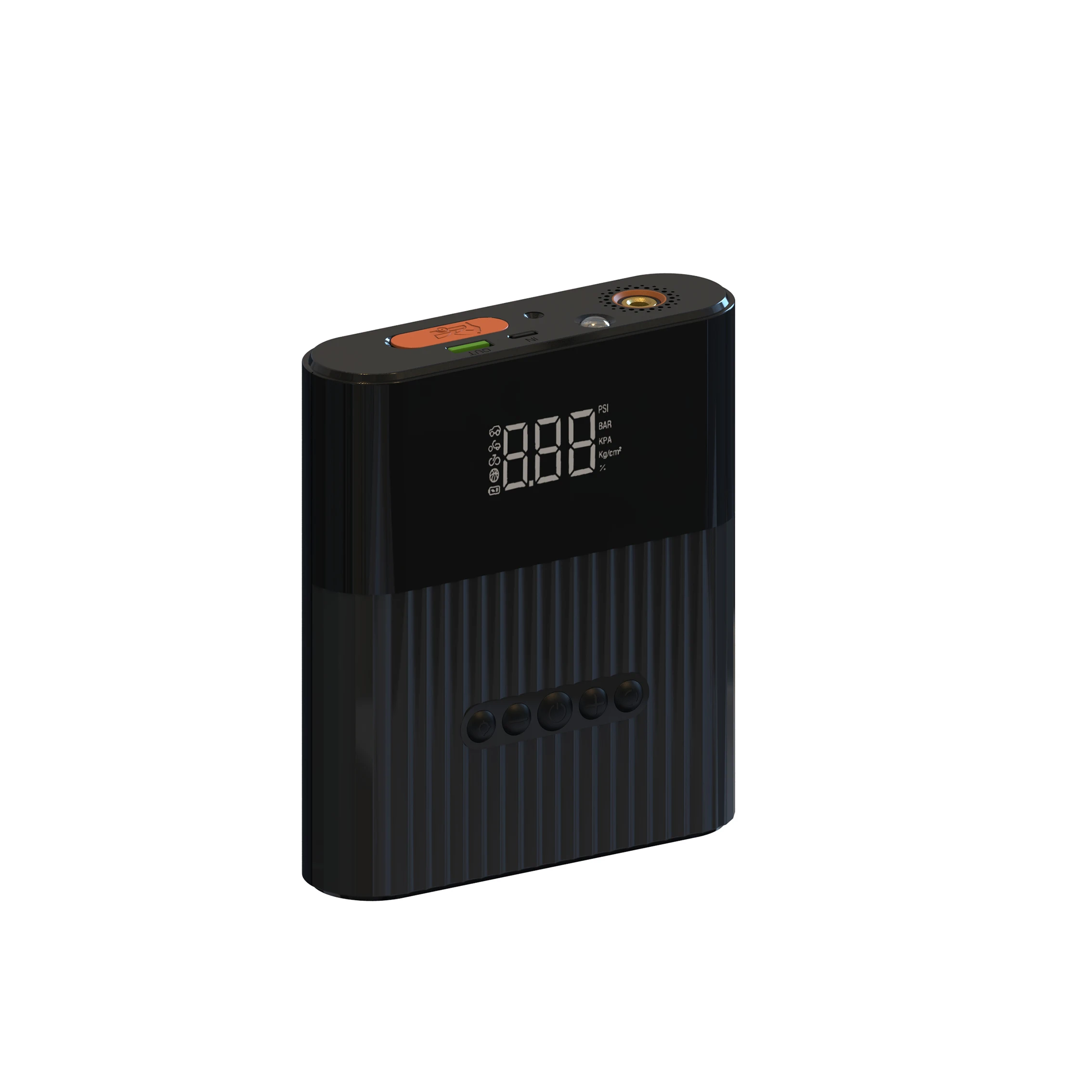 2024  Model  D8L air Inflator for Car  Portable Wireless Tire Inflatable Pumpair Tire Inflator for Car Motorcycle Bicycle Ball