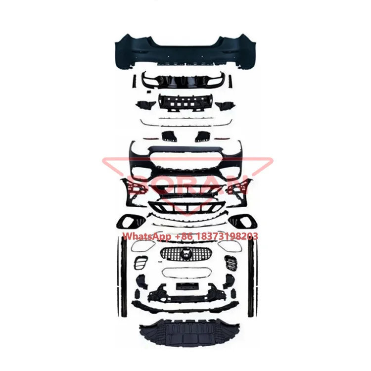 

High Quality W223 Car Body Kit Upgrade to S63 AMG Style Includes Front Rear Bumper Assembly Grille New Condition for Benz