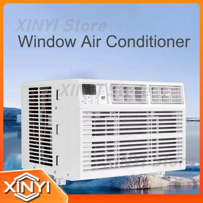For Window Type Air Conditioner Economic New Low Noise 8000btu 220v R32 Variable Frequency Cooling For Home