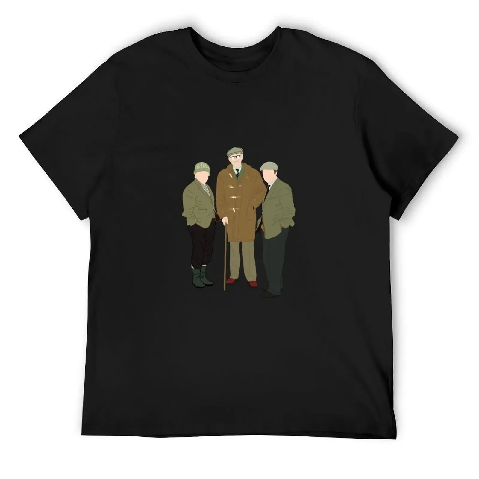 

Compo, Clegg and Foggy, Last of the Summer Wine T-Shirt oversized Short sleeve tee men