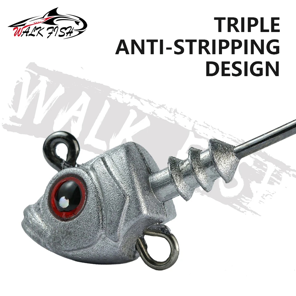 Jighead Walk Fish con cuchara y triple anzuelo para vinilo - imagen 5
