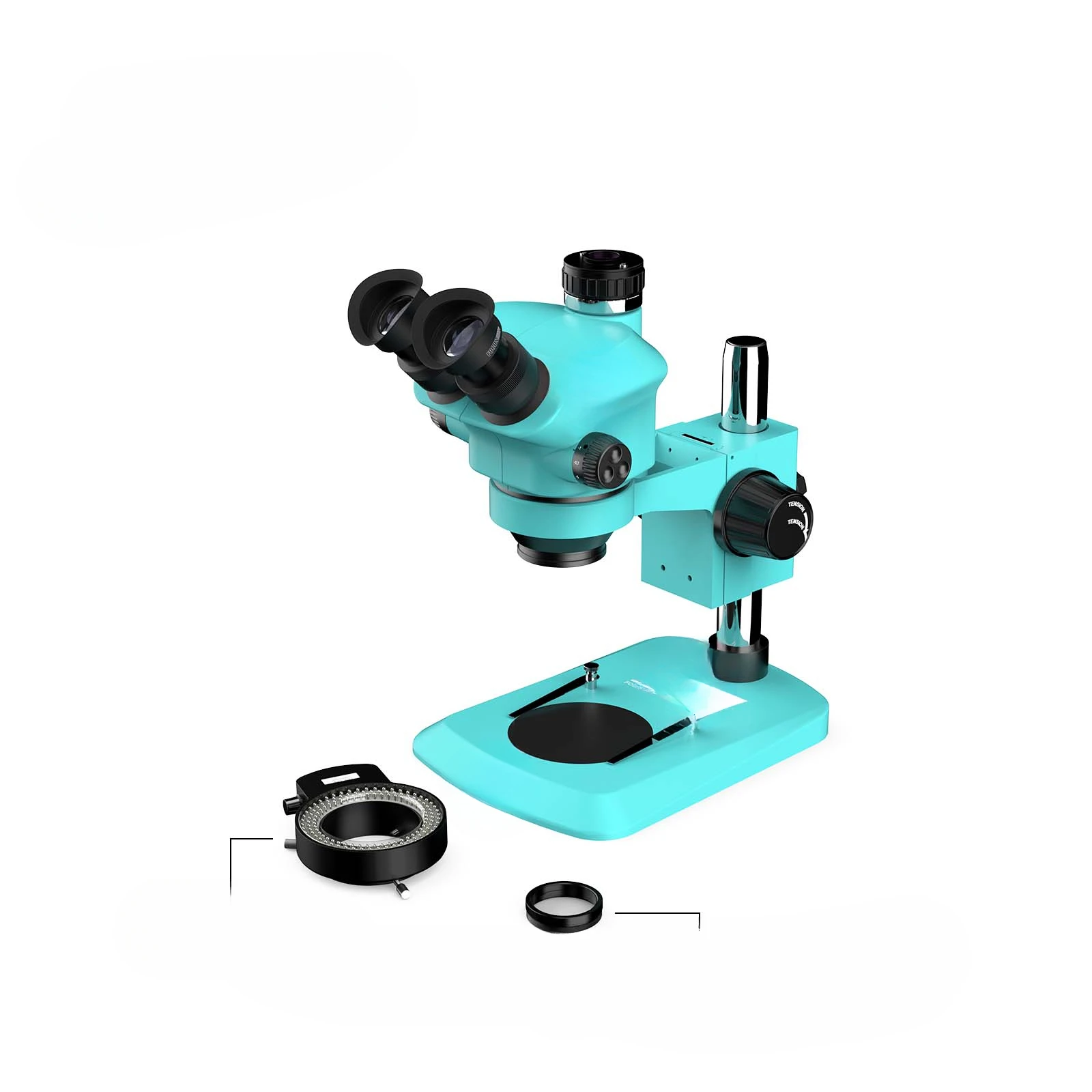 RF4 Trinocular HD Microscope 7-50X Continuous Zoom 2K Camera 10.1 Inch Monitor Electronic PCB Repair RF7050TV-2KC2-S010