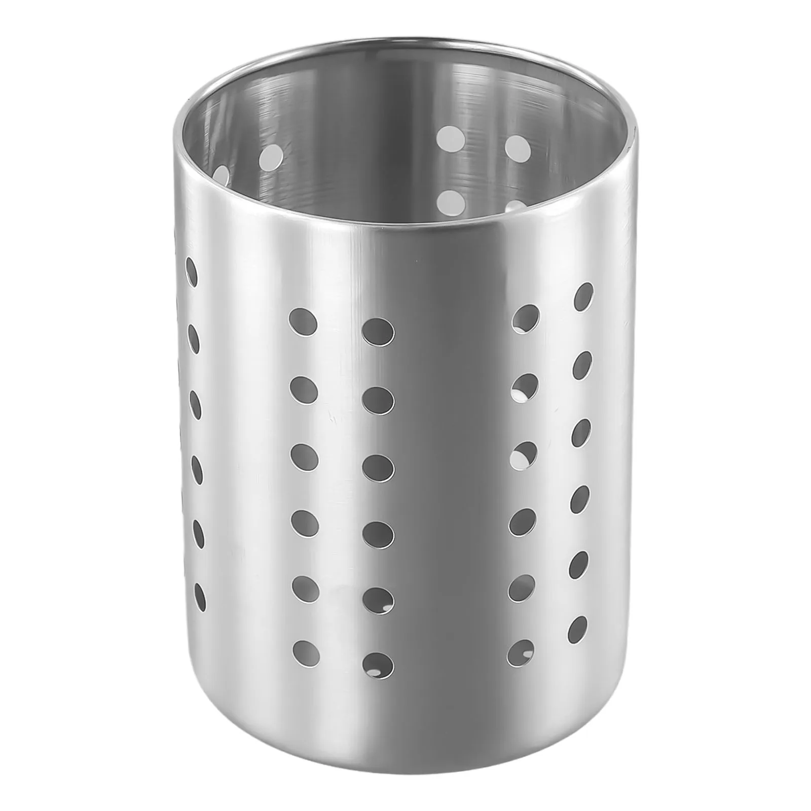 1 Pcs Stainless Steel Tableware Rack Drainer Storage Spoon Chopsticks Manager Rack Multi Drain Hole Kitchen Bar Accessories