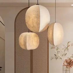 Minimalism Wabi Sabi Led Pendant Lights Nordic Dining Room Hanging Lamp Bar Suspend Lamparas Fixture Luminaria Home Light