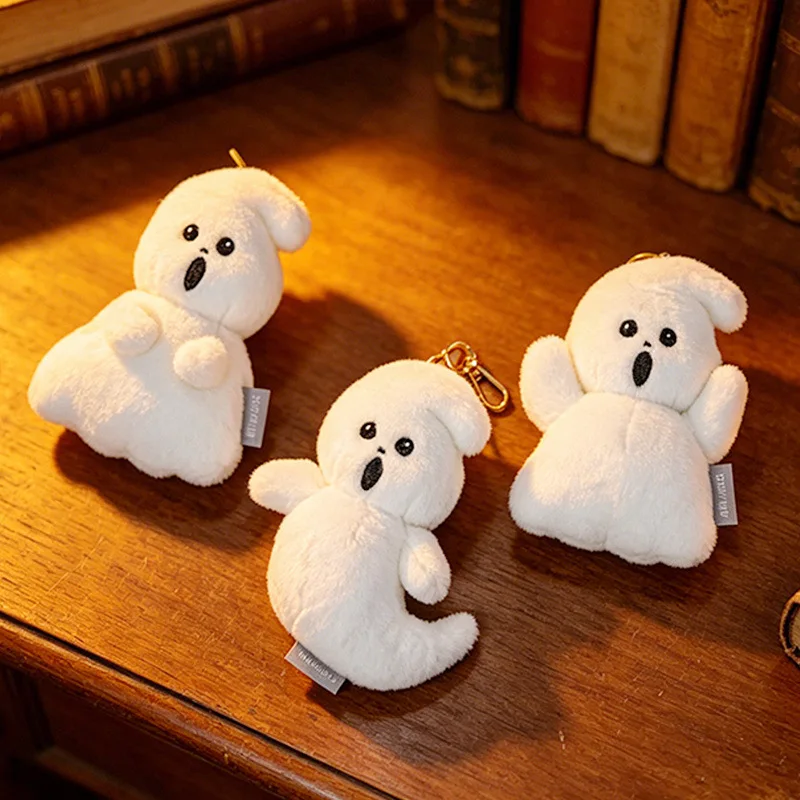 Halloween Plush Toy Pumpkin Ghost Skeleton Stuffed Doll Holiday Home Desktop Decoration Ornament For Adults
