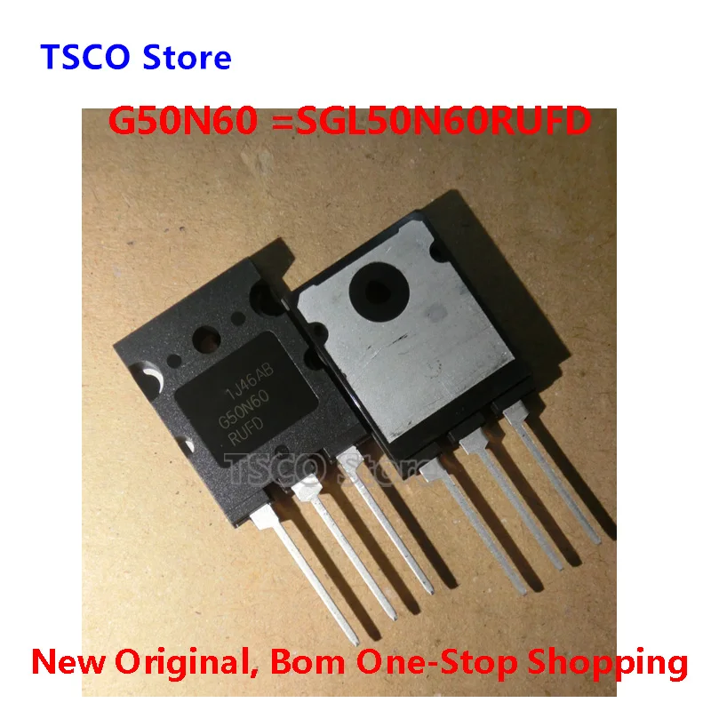 G50N60 SGL50N60RUFD   (10/25piece/lot)  50A 600V   IGBT  New Origiail