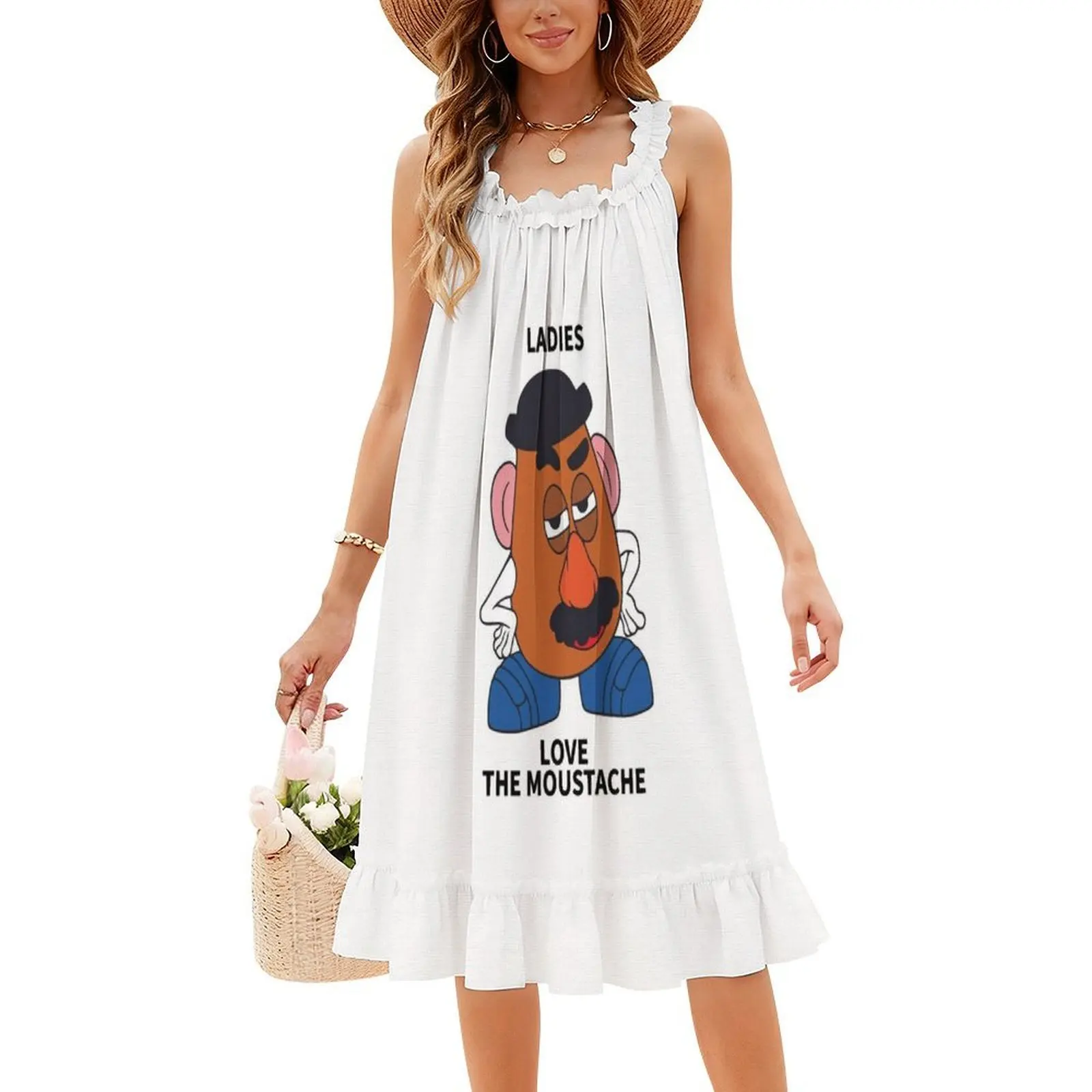 هدية للنساء، لعبة السيد أ البطاطس، هدايا جرافيك لطيفة، فستان حفلات نسائي، ملابس نادي مطبوعة عصرية للإناث #4