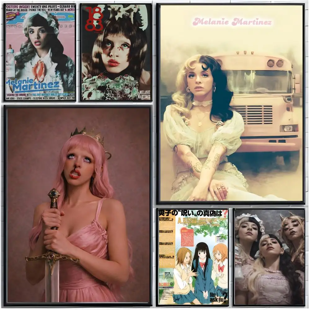 alternative singer M-Melanie Martinez Poster Modern Wall Art Home Decor Living Room Decorative Print Unframed