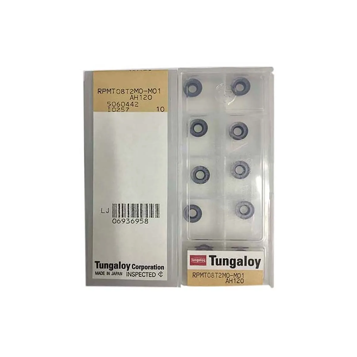 Tungaloy 100% Original RPMT RPMT1204MO RPMT10T3MO RPMT08T2MO M01 AH120 Milling And Turning Milling Cutter