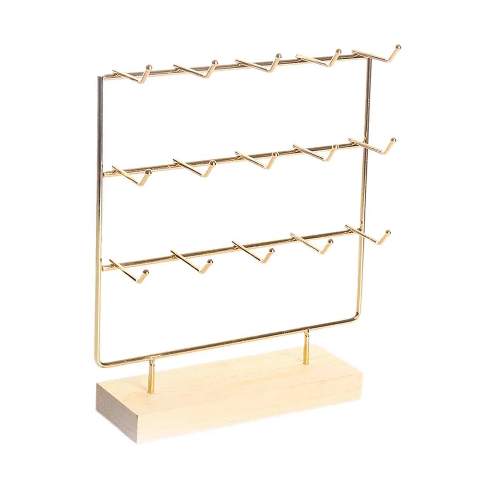 3 Tier Earring Holder Stand Jewelry Organizer Rack Display Rack Storing Earrings