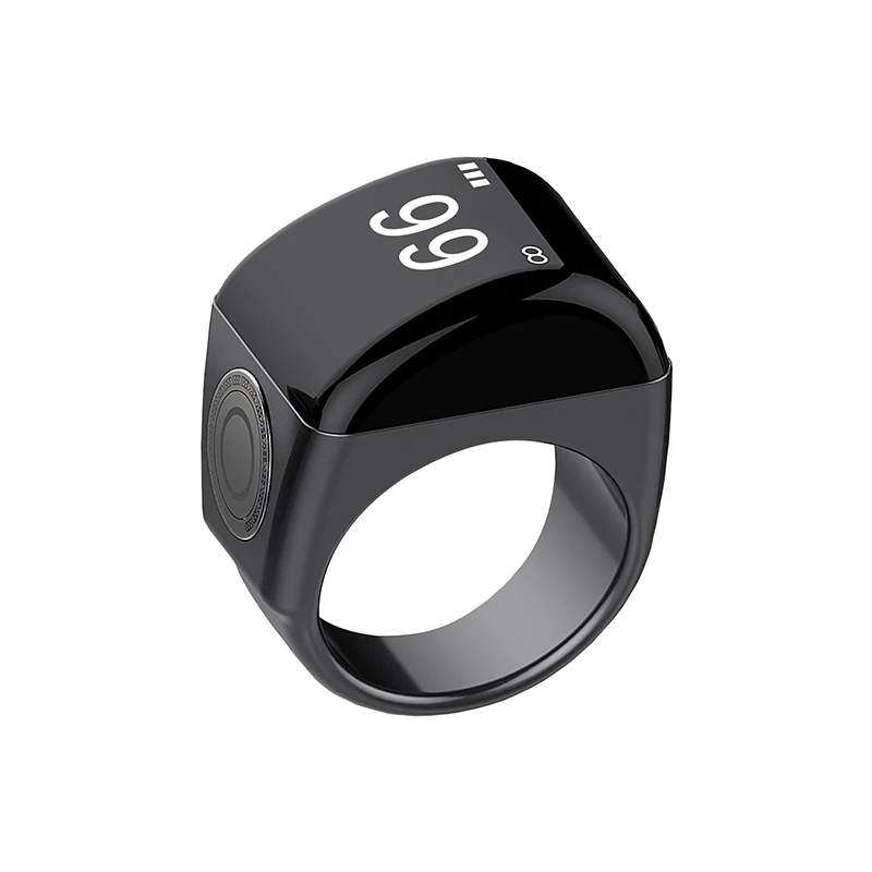 Equantu Zikr-anillo inteligente musulmán QB702, contador de plástico con función de despertador, Tasbih Online, Azan Sunrise