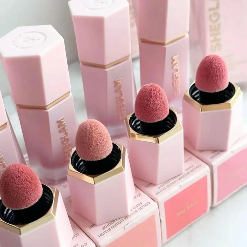 Fard liquido duraturo rosa naturale opaco crema snellente tono grigio buona sbavatura fard liquido trucco per ragazze