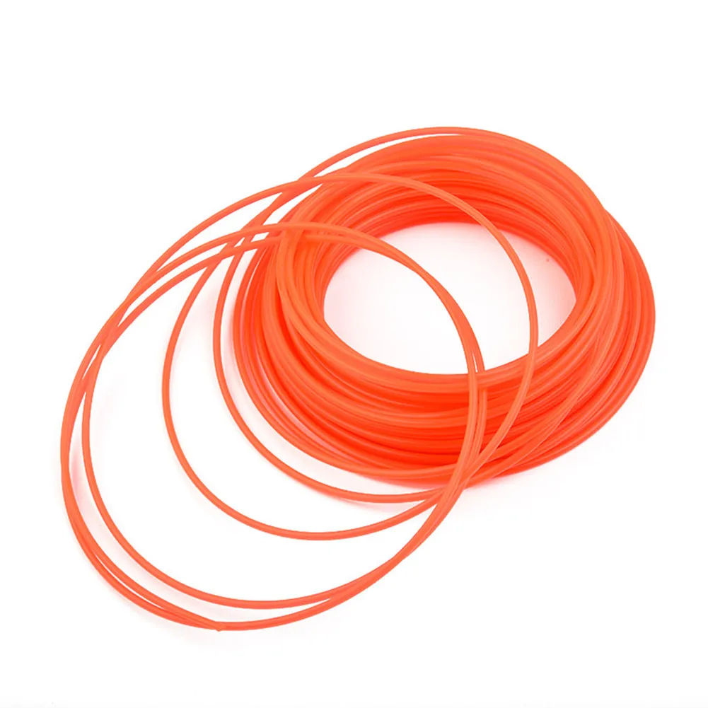 Linea per decespugliatore Linea per bobina Filo per decespugliatore in nylon 15mx2mm Linea per decespugliatore per tosaerba Accessori per elettroutensili da giardino di ricambio