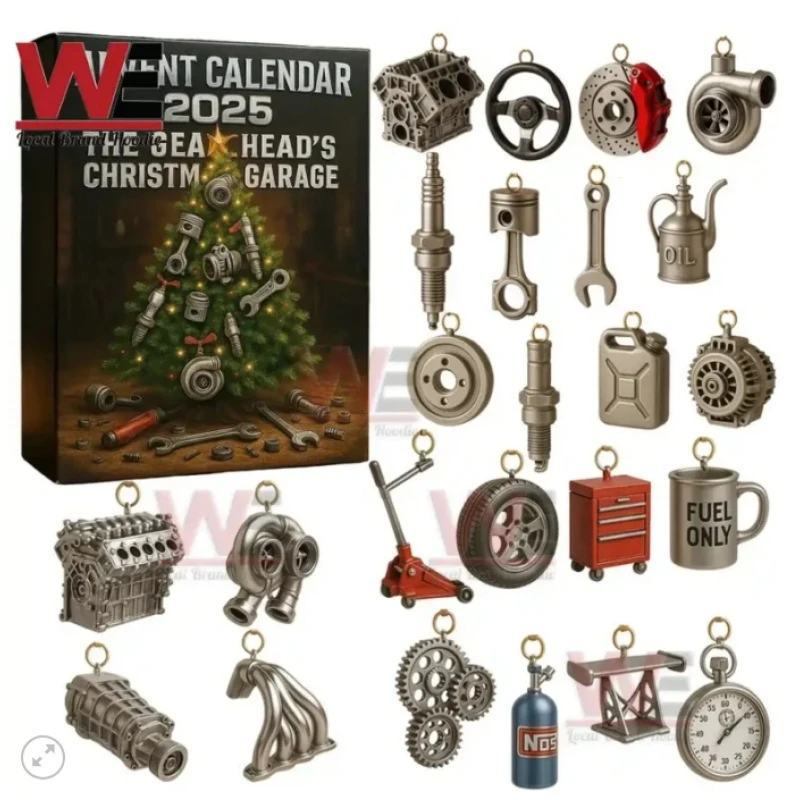 

Advent Calendar Christmas Countdown Calendar Advent Countdown Calendar For Cars Lovers & Mechanics - Perfect Garage Gift