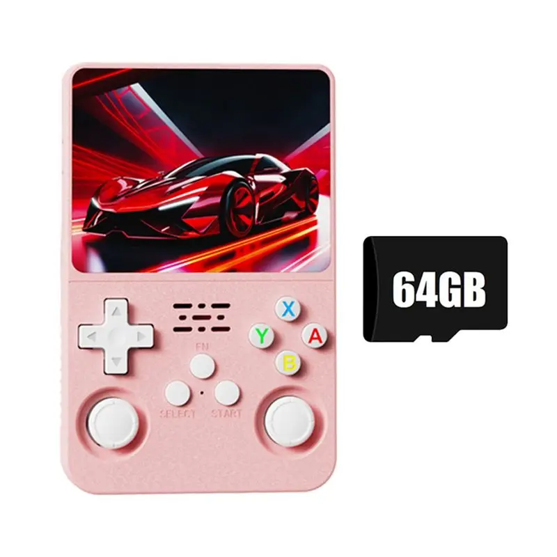 X12A-K36S R36S Handheld Video Game Console 64GB 3.5 Inch IPS Screen Linux WIFI Portable Pocket Game Player For Kids Gift A