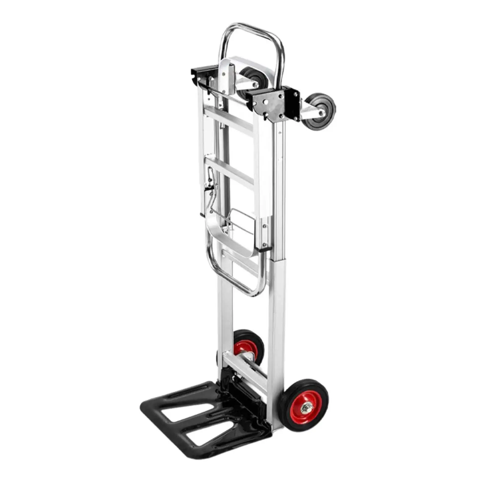 Folding Hand Truck Utility Cart Portable Sturdy Space Saving Trolley Heavy Duty