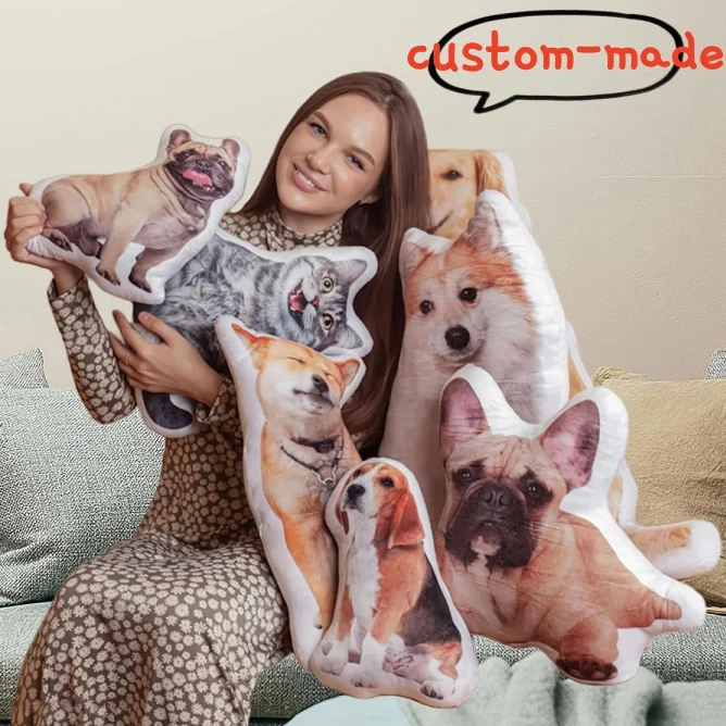 Customized Custom Photo Plush Pillow Personalized Pet Picture Cushion - the Best Gift Choice