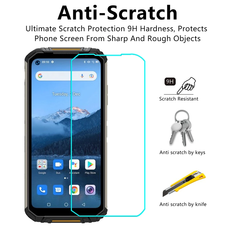 Ultra-thin Tempered Glass For Oukitel WP20 Screen Protector Film 9H Protective Glass on Oukitel WP18 WP17 WP16 Pelicula de vidro