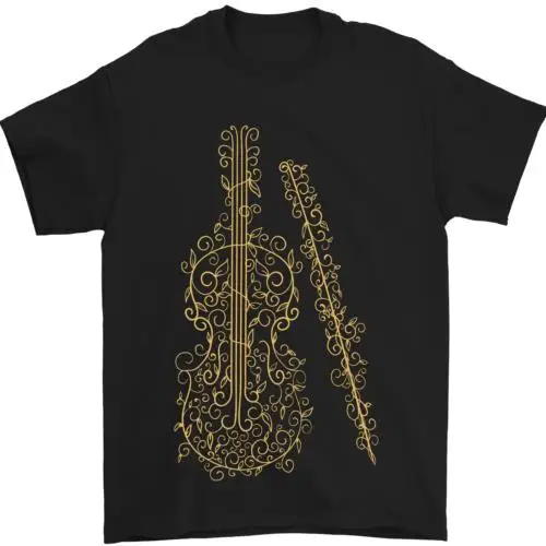 A Violin Cello Mens T-Shirt 100% Cotton