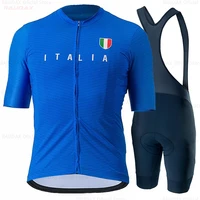 Raudax Italia Ciclismo conjunto hombre Ciclismo Jersey manga corta bicicleta Ciclismo ropa Kit Mtb bicicleta desgaste triatlón Maillot Ciclismo
