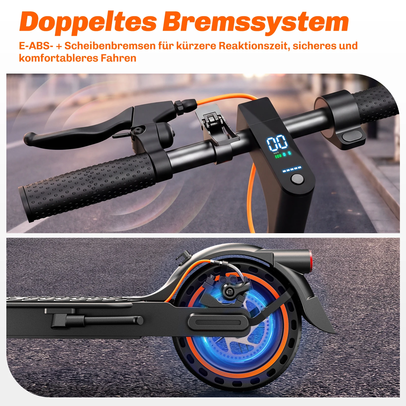 TODIMART T3B/T3A Faltbarer E-Scooter für Erwachsene Smart APP Steuerung 8,5 Zoll Reifen 36V 7,8Ah Akku 25KM Reichweite 120KG Max Belastung City Elektroroller für Pendler – Detail 3