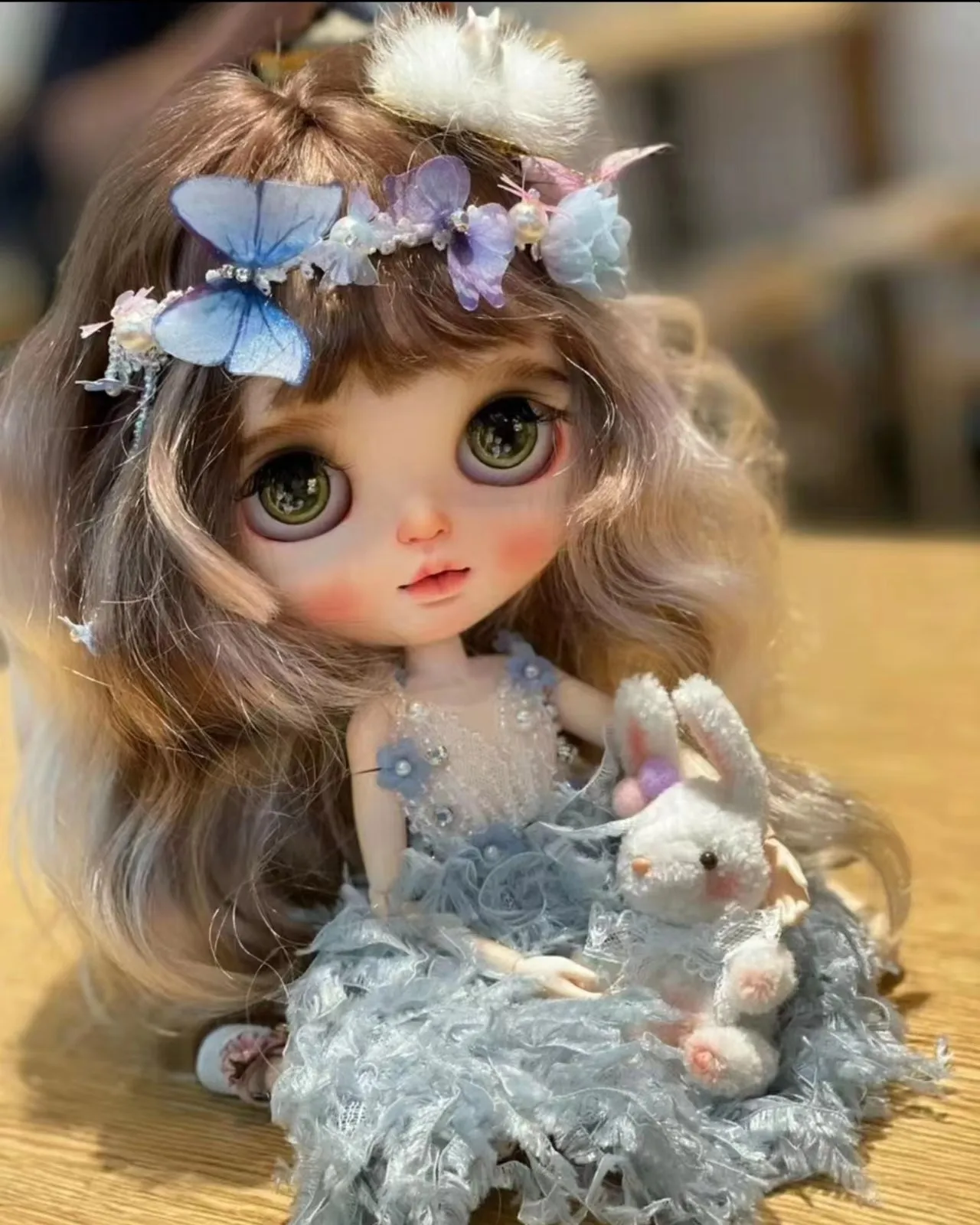 

Юбка Blythe Feather, 2 шт., аксессуары для волос + юбка 1/6, 30 см (подходит для azone, Pullip, Ob22/24/26, Licca)