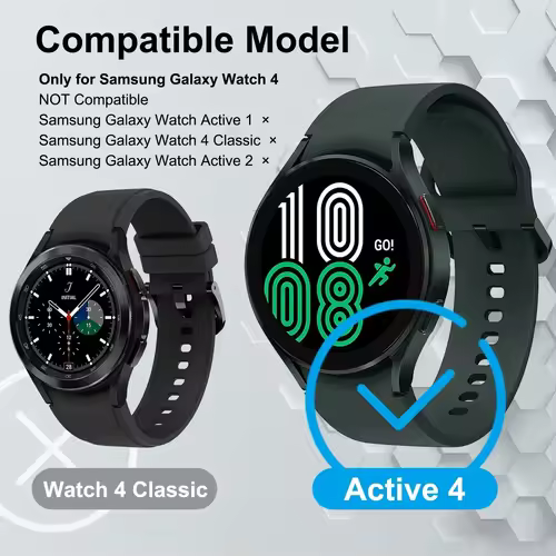 Watch Cover for Samsung Galaxy Watch 4 40mm 44mm 42mm 46mm 45mm,PC Matte Case All-Around Protective Bumper Shell for Watch5/5Pro - Image 4