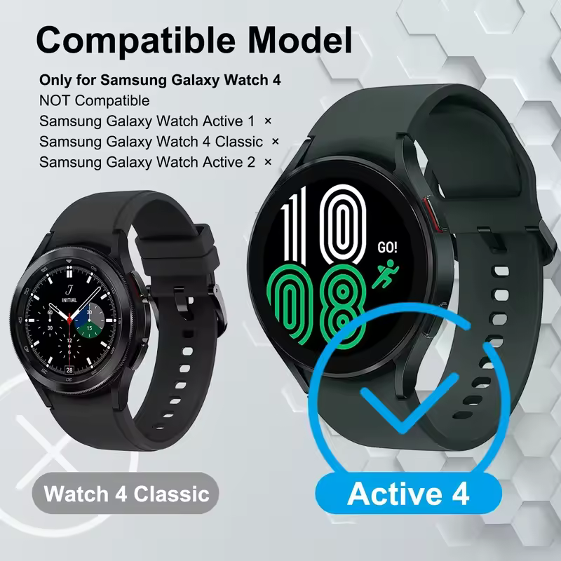 Watch Cover for Samsung Galaxy Watch 4 40mm 44mm 42mm 46mm 45mm,PC Matte Case All-Around Protective Bumper Shell for Watch5/5Pro - Image 4