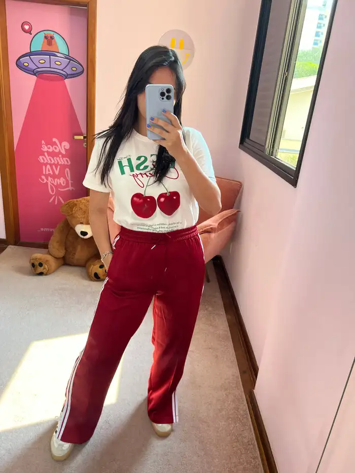 

Y2k Summer Cherry Cartoon Fish Graphic T Shirts Ladies Pro Choice Oversized t Shirt Streetwear 2025 Tops Casual Women Clothing