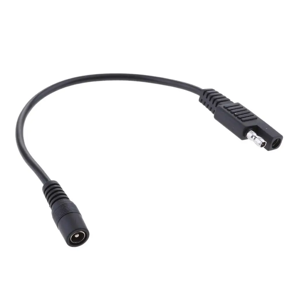 10'' SAE to DC5.5mm x 2.1mm Coax Female 20AWG Cable Motorcycle Heat Clothing