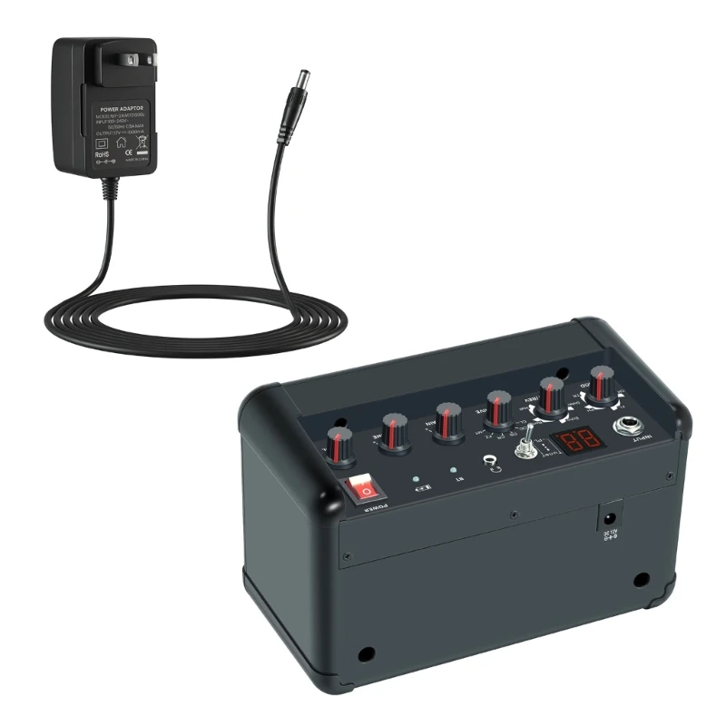 PE-10 ギターアンプ アンプ マルチエフェクター ギターチューブアンプ 多機能 対応アンプ スピーカー