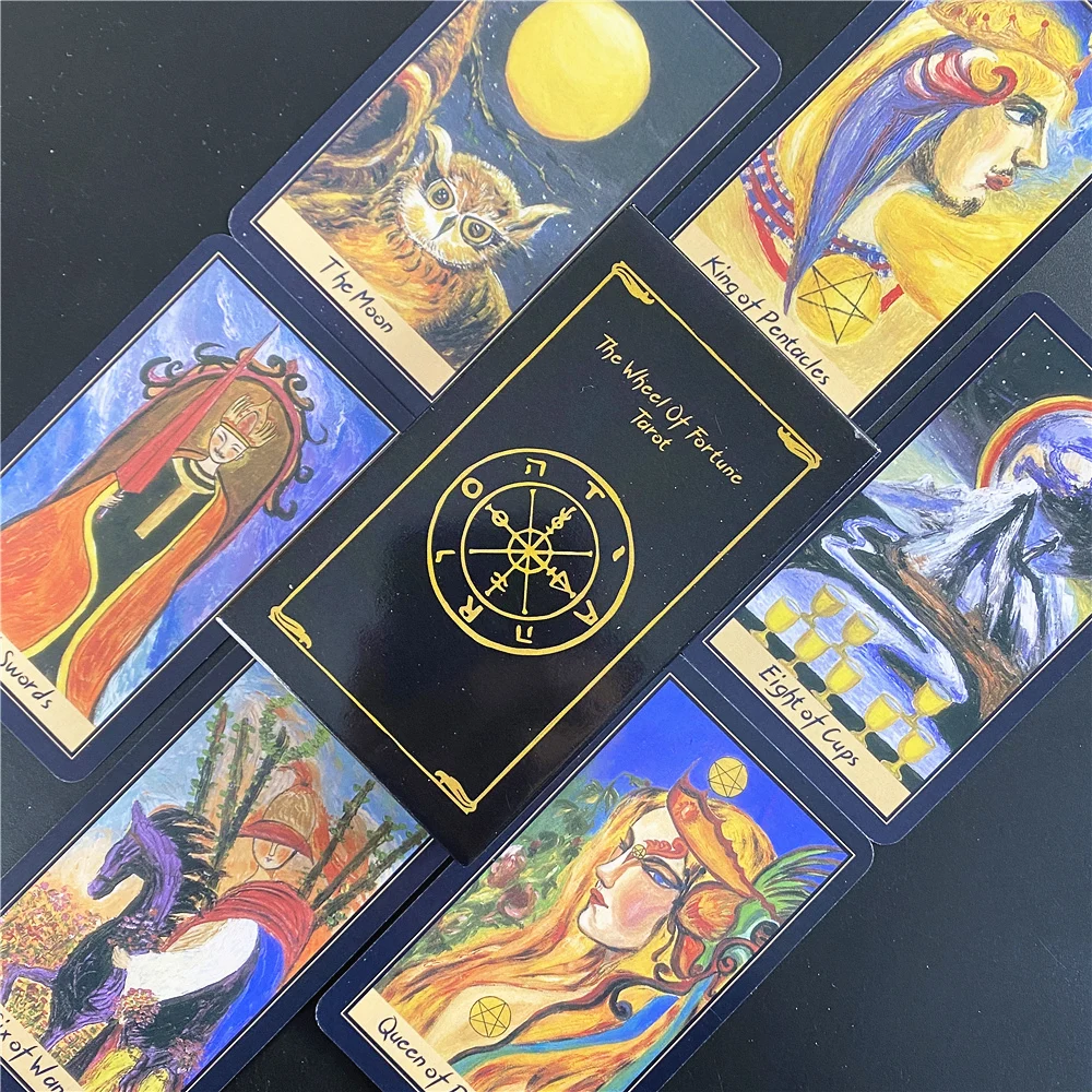 The Wheel of Fortune Tarot Card Oracle Card Entertainment Party Board Game Tarot Deck