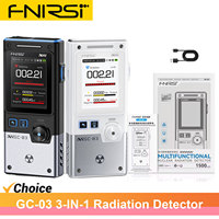 GC-03 FNIRSI 3-IN-1 Electromagnetic Radiation Detector Measures Electric and Magnetic Field Strength RF Power and Temperature