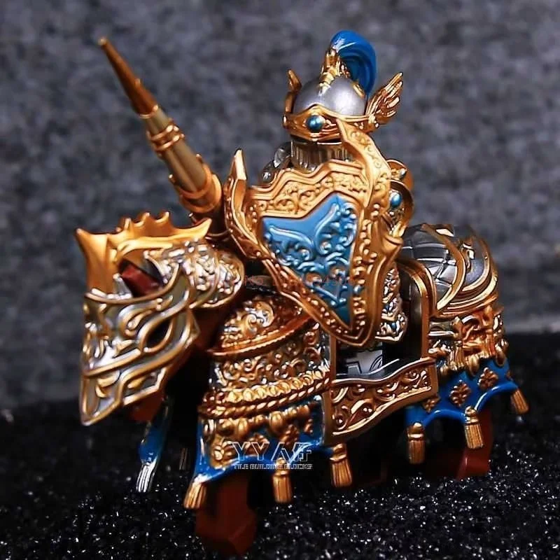 Lich King القرون الوسطى طاولة مستديرة فرسان بنة أنيمي السير كاي/Gaheris الطوب عمل الشكل جمع لعبة مجسمة الهدايا