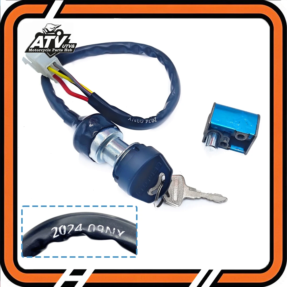 Original lock Kit Ignition Switch Assy For CFMOTO Zforce 800 1000 ZF800 Trail UTV Switch Lock Assy Ignition Key 7000-011000-1000