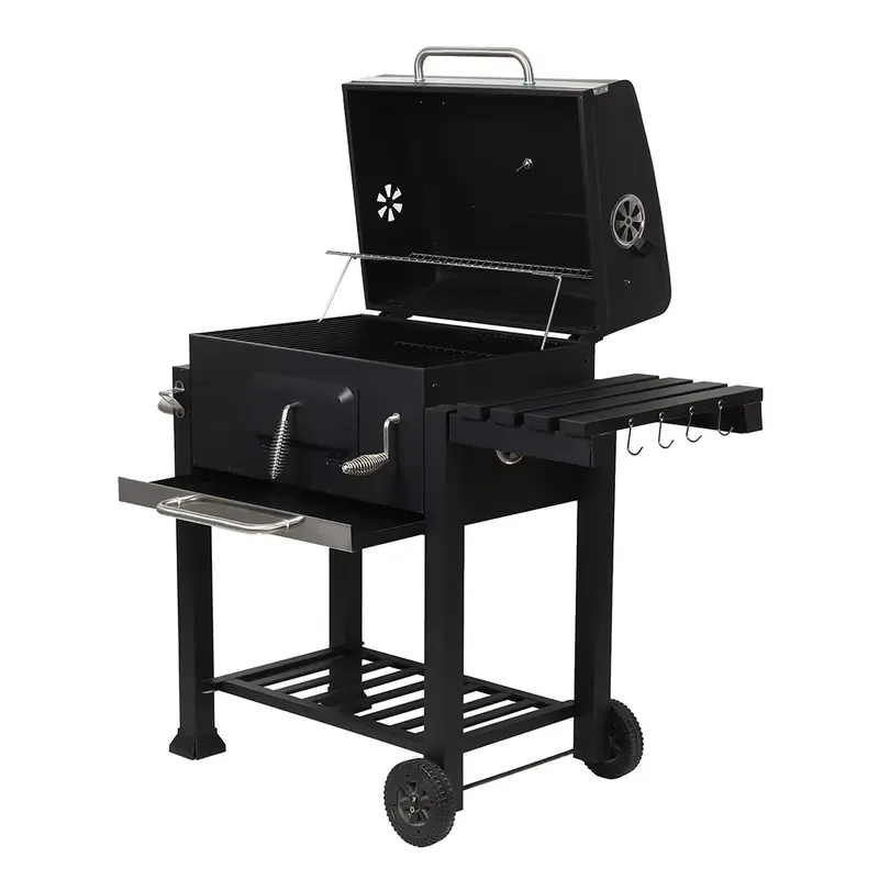 Popular Commercial Black Charcoal Barbecue BBQ Grills for Outdoor Camping Backyard Cooking for all standard charcoal grills